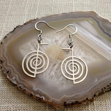 Load image into Gallery viewer, Cho Ku Rei Reiki Dangle Drop Earrings