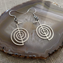 Load image into Gallery viewer, Cho Ku Rei Reiki Dangle Drop Earrings