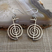 Load image into Gallery viewer, Cho Ku Rei Reiki Dangle Drop Earrings