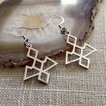 Load image into Gallery viewer, Owl Cave Earrings, Twin Peaks Fandom Drop Dangle Earrings