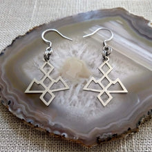 Load image into Gallery viewer, Owl Cave Earrings, Twin Peaks Fandom Drop Dangle Earrings