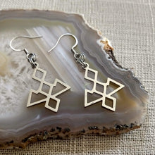 Load image into Gallery viewer, Owl Cave Earrings, Twin Peaks Fandom Drop Dangle Earrings