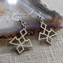Load image into Gallery viewer, Owl Cave Earrings, Twin Peaks Fandom Drop Dangle Earrings