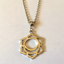 Load image into Gallery viewer, Sacral Chakra Charm Necklace, Yoga Jewelry