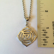 Load image into Gallery viewer, Root Chakra Charm Necklace, Yoga Jewelry