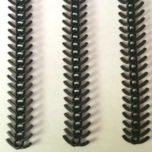 Load image into Gallery viewer, Black Spine Chain Earrings - Fishbone Earrings in Your Choice of Five Lengths - Dangle Earrings / Long Earrings / Chain Earrings