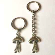 Load image into Gallery viewer, Magic Mushroom Keychain, Purse or Backpack Charm, Zipper Pull