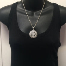 Load image into Gallery viewer, Sri Yanta Meditation Necklace on Rolo Chain - Yoga Jewelry