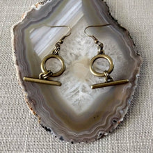 Load image into Gallery viewer, Bronze Minimalist Earrings - Dangle Drop Earrings