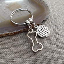Load image into Gallery viewer, Dog Bone Love Keychain - Gifts For Dog Lovers - Zipper Pull Backpack Purse Charm