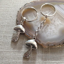 Load image into Gallery viewer, Magic Mushroom Keychain, Purse or Backpack Charm, Zipper Pull
