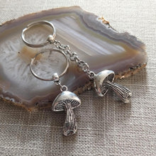 Load image into Gallery viewer, Magic Mushroom Keychain, Purse or Backpack Charm, Zipper Pull