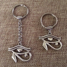 Load image into Gallery viewer, Eye of Horus Egyptian Keychain