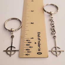 Load image into Gallery viewer, Grucifix Ghost BC Keychain, Backpack or Purse Charm, Zipper Pull
