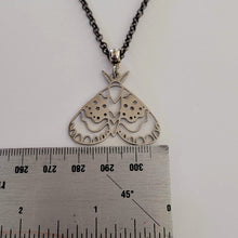 Load image into Gallery viewer, Butterfly Necklace, Your Choice of Gunmetal or Silver Rolo Chain

