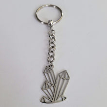 Load image into Gallery viewer, Crystal Cluster Key Chain, Purse or Backpack Charm, Zipper Pull
