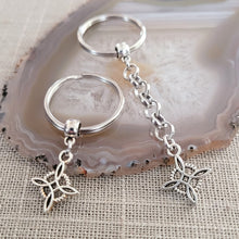 Load image into Gallery viewer, Witches Knot Keychain, Backpack or Purse Charm, Wiccan Zipper Pull
