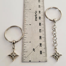 Load image into Gallery viewer, Witches Knot Keychain, Backpack or Purse Charm, Wiccan Zipper Pull
