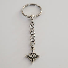 Load image into Gallery viewer, Witches Knot Keychain, Backpack or Purse Charm, Wiccan Zipper Pull
