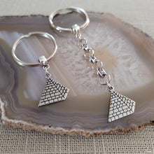 Load image into Gallery viewer, Pyramid Keychain, Egypt Egyptian Backpack or Purse Charm, Zipper Pull
