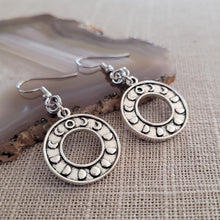 Load image into Gallery viewer, Moon Phase Earrings, Dangle Drop Earrings, Witchy Witchcraft Jewelry
