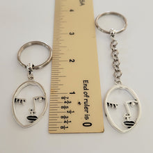 Load image into Gallery viewer, Winking Face Keychain, Backpack or Purse Charm, Zipper Pull
