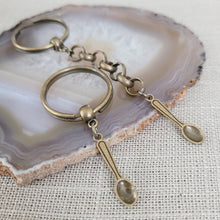 Load image into Gallery viewer, Bronze Spoon Keychain, Key Ring, Zipper Pull, Purse or Backpack Charm
