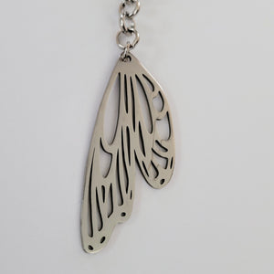 Butterfly Wing Keychain, Backpack or Purse Charm, Zipper Pull