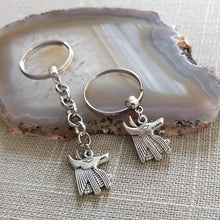Load image into Gallery viewer, Anubis Egyptian Keychain or Zipper Pull -  Mens Keychains

