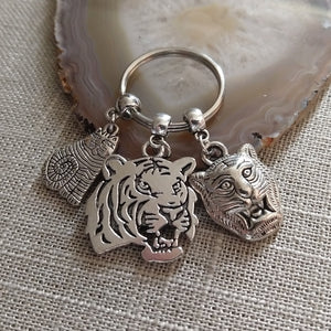 Crazy Cat Party Keychain