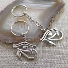 Load image into Gallery viewer, Eye of Horus Egyptian Keychain
