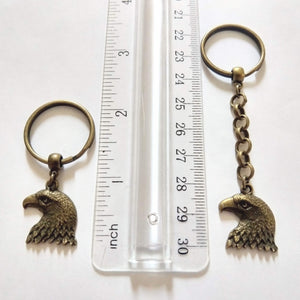 American Eagle Keychain, Key Ring, Zipper Pull, Purse or Backpack Charm