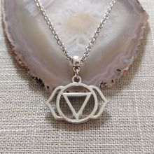 Load image into Gallery viewer, Third Eye Chakra Charm Necklace, Yoga Jewelry
