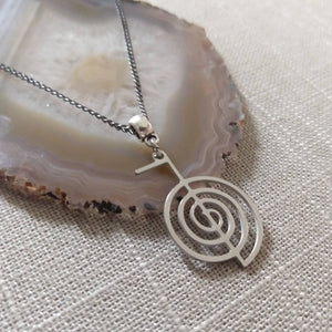 Cho Ku Rei Necklace, Reiki Power Symbol Jewelry, Yoga Gifts