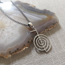 Load image into Gallery viewer, Cho Ku Rei Necklace, Reiki Power Symbol Jewelry, Yoga Gifts
