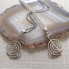 Load image into Gallery viewer, Cho Ku Rei Necklace, Reiki Power Symbol Jewelry, Yoga Gifts
