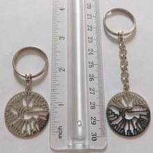 Load image into Gallery viewer, Phylogenetic Tree  Keychain, Hillis Plot Backpack or Purse Charm, Zipper Pull

