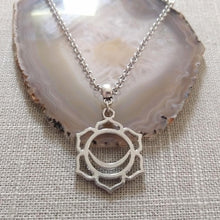 Load image into Gallery viewer, Sacral Chakra Charm Necklace, Yoga Jewelry

