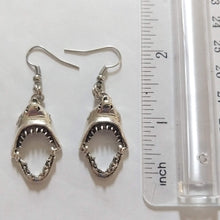 Load image into Gallery viewer, Shark Mouth Earrings, Movable Dangle Drop Earrings
