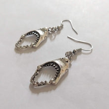 Load image into Gallery viewer, Shark Mouth Earrings, Movable Dangle Drop Earrings

