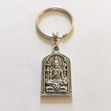 Load image into Gallery viewer, Shiva Ohm Keychain, Yoga Backpack Charm or Zipper Pull
