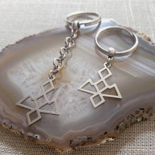Load image into Gallery viewer, Owl Cave Twin Peaks Keychain, Backpack or Purse Charm, Zipper Pull
