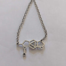 Load image into Gallery viewer, MDMA Molecule Necklace, Jewelry for Ravers, Festival Accessories
