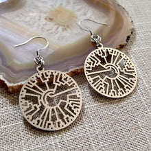 Load image into Gallery viewer, Phylogenetic Tree Earrings, Willis Plot Jewelry
