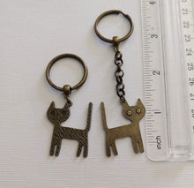 Load image into Gallery viewer, Cat Keychain, Zipper Pull or Backpack Charm
