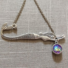 Load image into Gallery viewer, Mermaid Necklace, Your Choice of Six Scale Accents, Underwater Beach Jewelry
