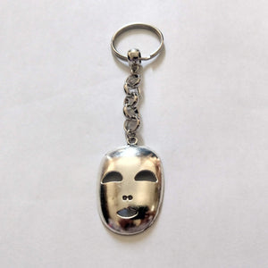 No Face Mask Keychain, Key Ring Fob Lanyard, Zipper Pulls, Purse or Backpack Charm