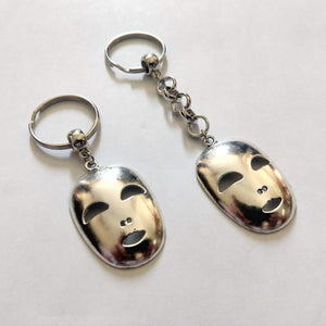 No Face Mask Keychain, Key Ring Fob Lanyard, Zipper Pulls, Purse or Backpack Charm