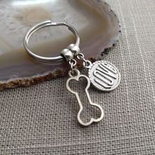 Load image into Gallery viewer, Dog Bone Love Keychain - Gifts For Dog Lovers - Zipper Pull Backpack Purse Charm
