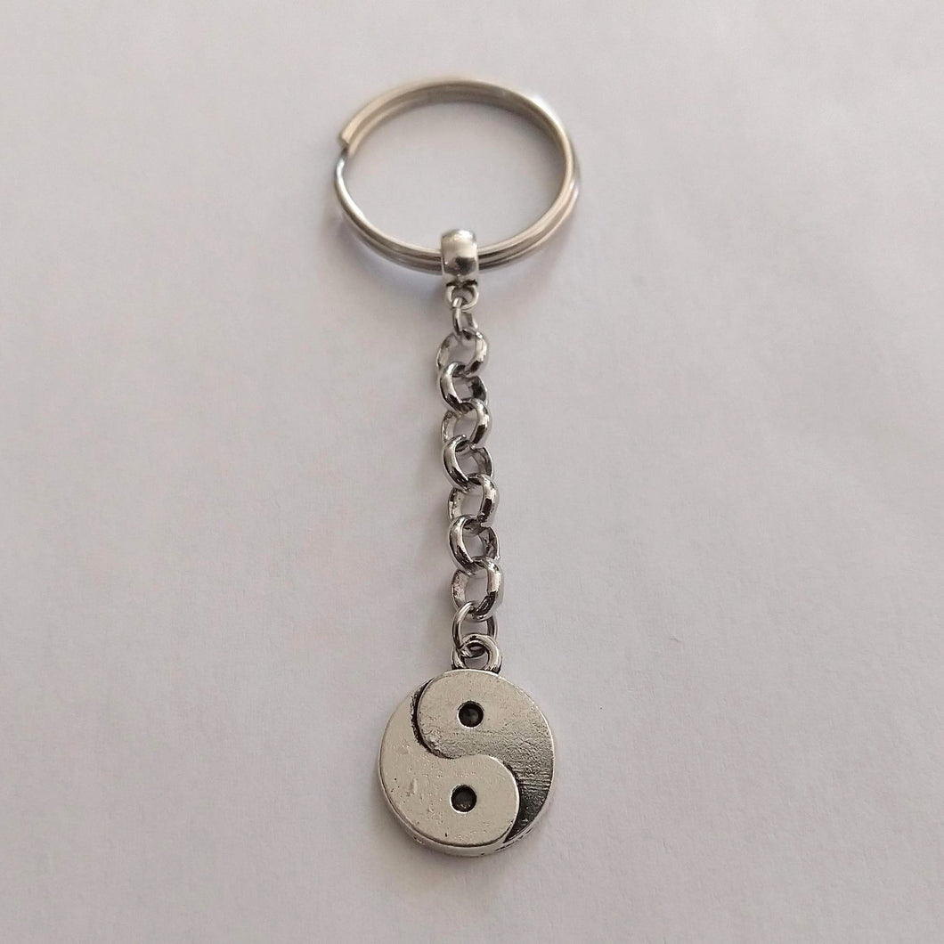 Yin Yang Keychain, Chinese Spiritual Backpack or Purse Charm